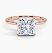 ecomposer-metal type-rose-gold-18K,ecomposer-ring setting-solitaire