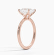 ecomposer-metal type-rose-gold-18K,ecomposer-ring setting-solitaire