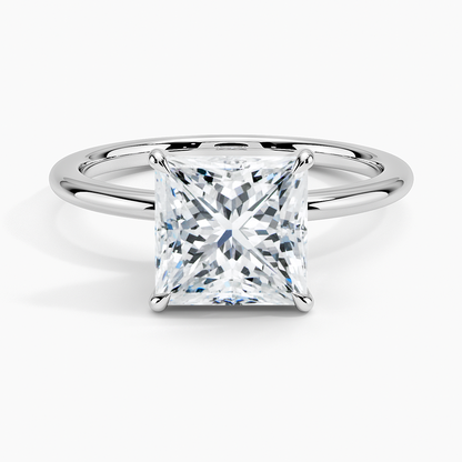 ecomposer-view with diamond shape-princess,ecomposer-size-2-ct,ecomposer-metal type-white-gold-18k