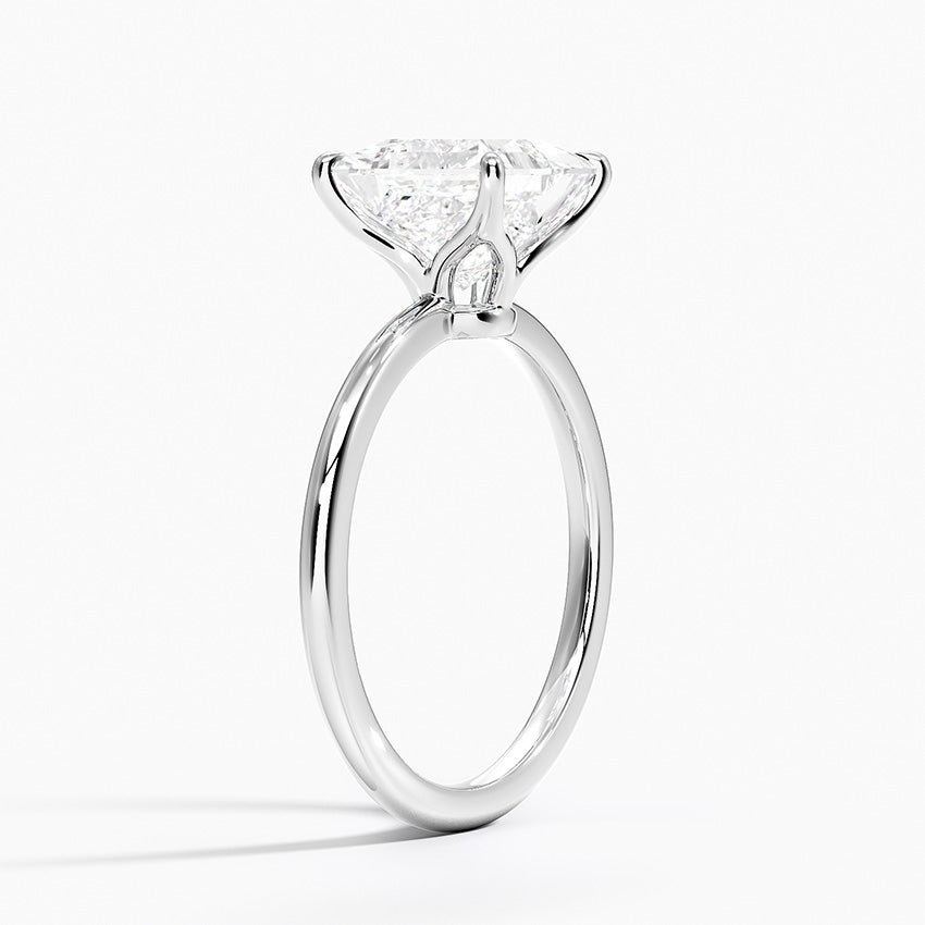 ecomposer-view with diamond shape-princess,ecomposer-size-2-ct,ecomposer-metal type-white-gold-18k