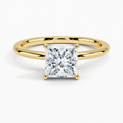 ecomposer-view with diamond shape-princess,ecomposer-size-1.5-ct,ecomposer-metal type-yellow-gold-18k