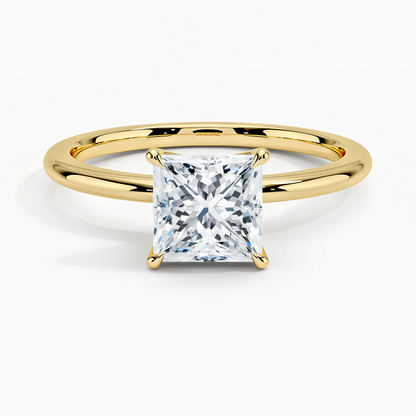 ecomposer-view with diamond shape-princess,ecomposer-size-1.5-ct,ecomposer-metal type-yellow-gold-18k