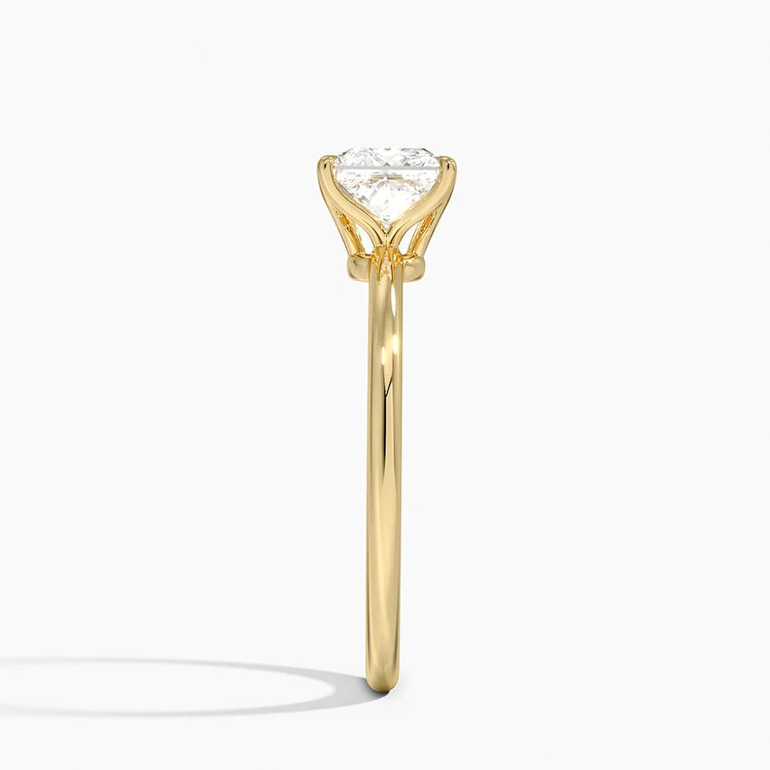 ecomposer-view with diamond shape-princess,ecomposer-size-1-ct,ecomposer-metal type-yellow-gold-18k