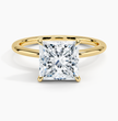 ecomposer-view with diamond shape-princess,ecomposer-size-2-ct,ecomposer-metal type-yellow-gold-18k