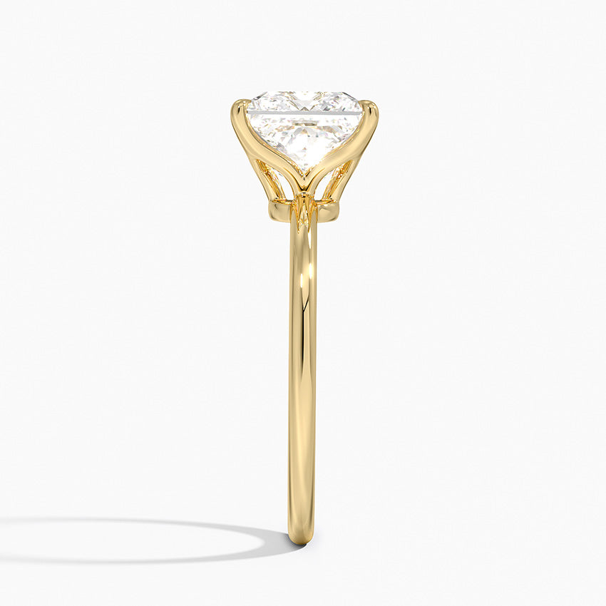 ecomposer-view with diamond shape-princess,ecomposer-size-2-ct,ecomposer-metal type-yellow-gold-18k