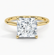 ecomposer-view with diamond shape-princess,ecomposer-size-3-ct,ecomposer-metal type-yellow-gold-18k