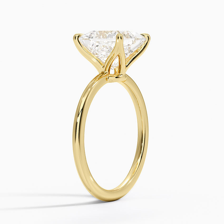 ecomposer-view with diamond shape-princess,ecomposer-size-3-ct,ecomposer-metal type-yellow-gold-18k