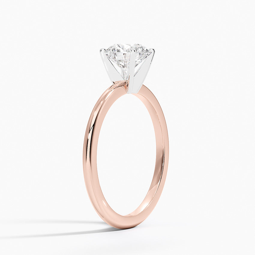 ecomposer-view with diamond shape-round,ecomposer-size-1-ct,ecomposer-metal type-rose-gold-18k