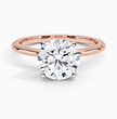 ecomposer-view with diamond shape-round,ecomposer-size-2-ct,ecomposer-metal type-rose-gold-18k