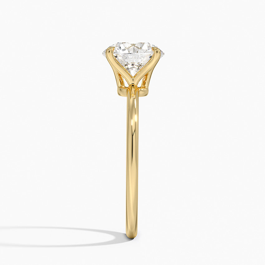 ecomposer-view with diamond shape-round,ecomposer-size-2-ct,ecomposer-metal type-yellow-gold-18k