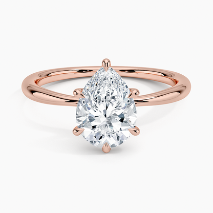 ecomposer-view with diamond shape-pear,ecomposer-size-1.5-ct,ecomposer-metal type-rose-gold-18k