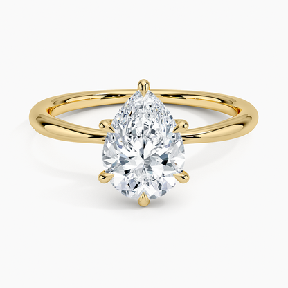 ecomposer-view with diamond shape-pear,ecomposer-size-1.5-ct,ecomposer-metal type-yellow-gold-18k