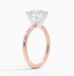 ecomposer-metal type-rose-gold-18K,ecomposer-ring setting-solitaire