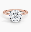 ecomposer-view with diamond shape-round,ecomposer-size-2.5-ct,ecomposer-metal type-rose-gold-18k