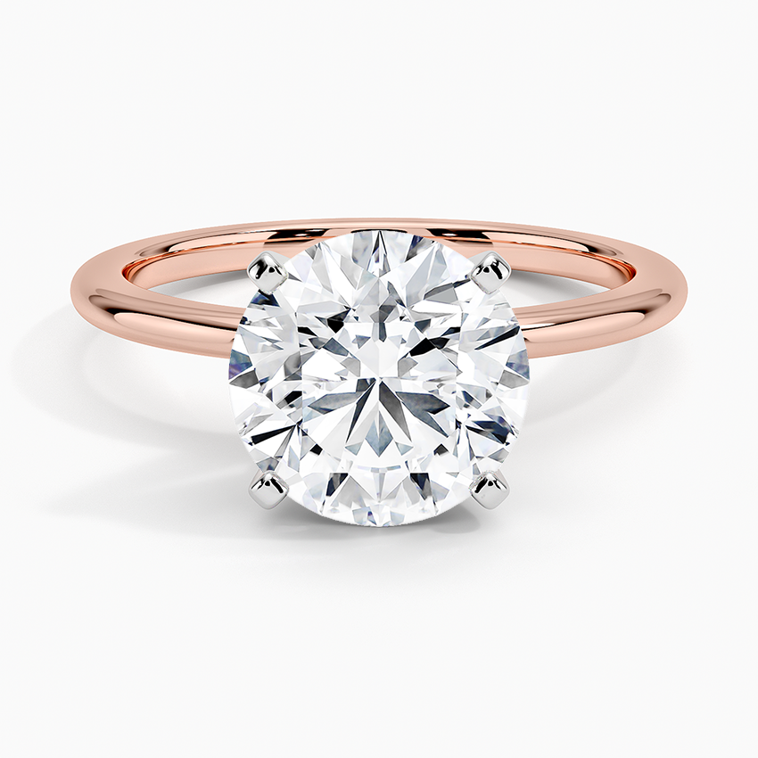 ecomposer-view with diamond shape-round,ecomposer-size-2.5-ct,ecomposer-metal type-rose-gold-18k