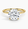 ecomposer-metal type-yellow-gold-18K,ecomposer-ring setting-solitaire