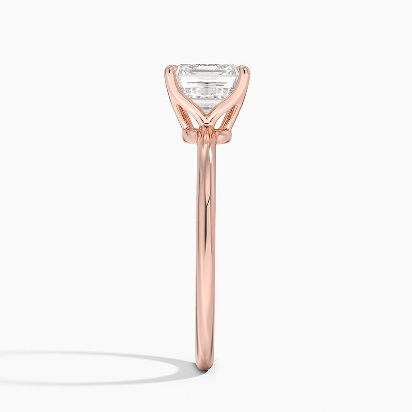 ecomposer-view with diamond shape-asscher,ecomposer-size-1.5-ct,ecomposer-metal type-rose-gold-18k