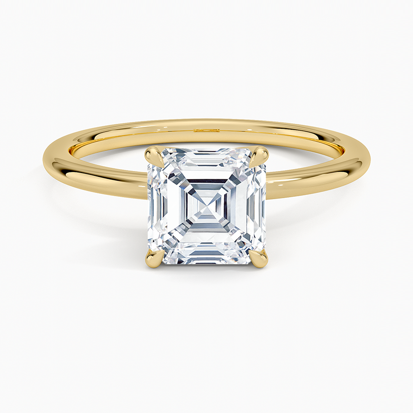 ecomposer-view with diamond shape-asscher,ecomposer-size-1.5-ct,ecomposer-metal type-yellow-gold-18k