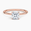 ecomposer-metal type-rose-gold-18K,ecomposer-ring setting-solitaire