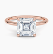 ecomposer-view with diamond shape-asscher,ecomposer-size-2.5-ct,ecomposer-metal type-rose-gold-18k