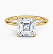 ecomposer-view with diamond shape-asscher,ecomposer-size-2.5-ct,ecomposer-metal type-yellow-gold-18k