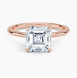 ecomposer-metal type-rose-gold-18K,ecomposer-ring setting-solitaire