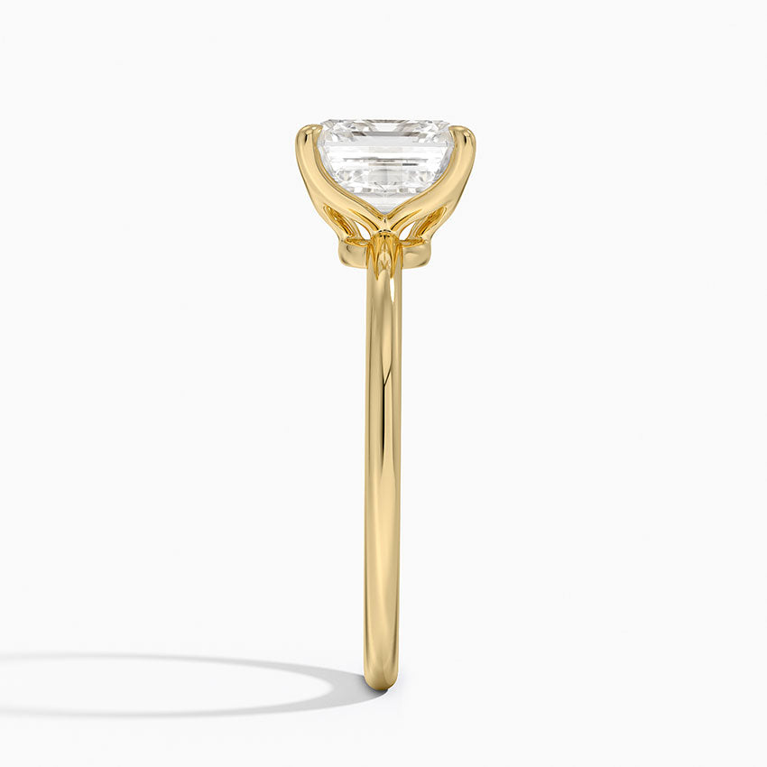 ecomposer-view with diamond shape-asscher,ecomposer-size-2-ct,ecomposer-metal type-yellow-gold-18k
