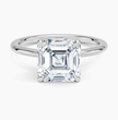 ecomposer-view with diamond shape-asscher,ecomposer-size-3-ct,ecomposer-metal type-white-gold-18k