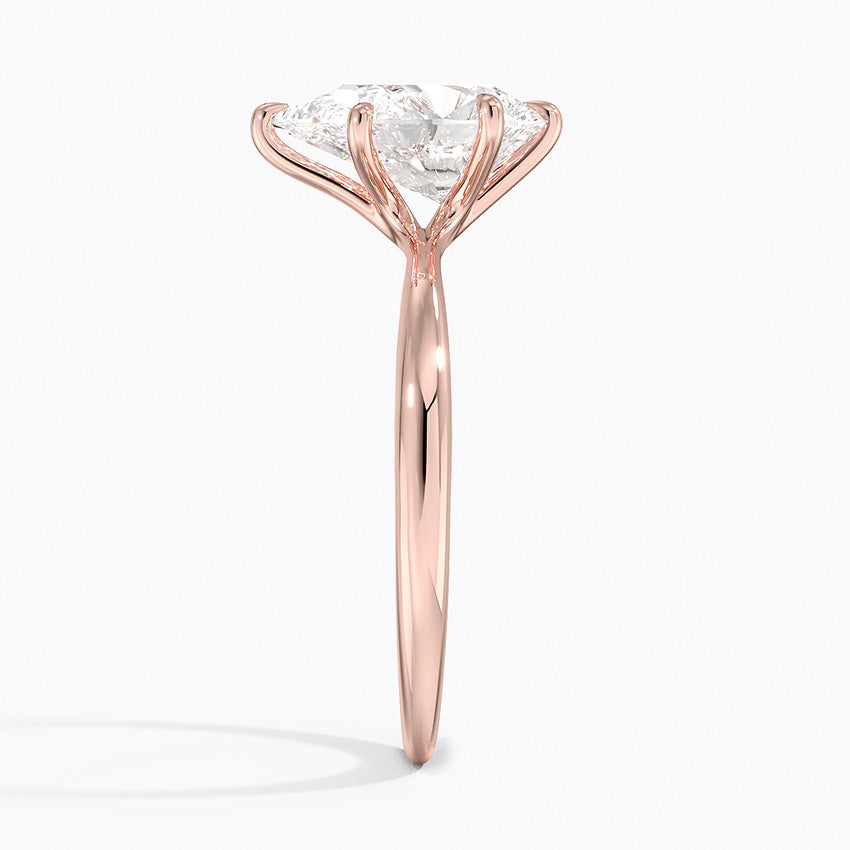 ecomposer-view with diamond shape-pear,ecomposer-size-2-ct,ecomposer-metal type-rose-gold-18k