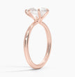 ecomposer-metal type-rose-gold-18K,ecomposer-ring setting-solitaire