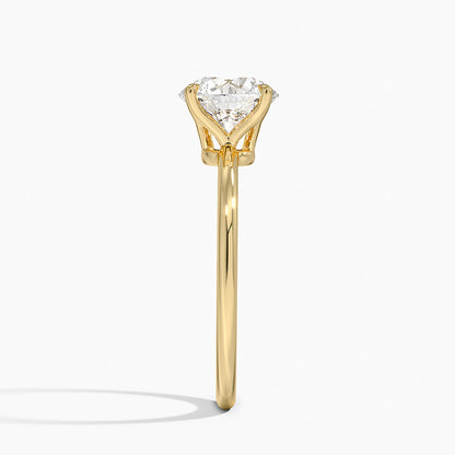 ecomposer-metal type-yellow-gold-18K,ecomposer-ring setting-solitaire
