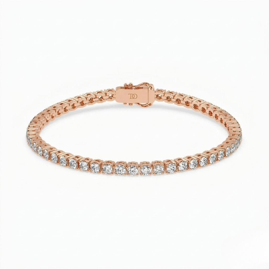 Round Tennis Lab Diamond Bracelet (8 ct. tw.) 18K Gold