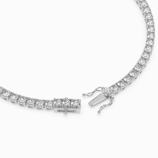 Round Tennis Lab Diamond Bracelet (4 ct. tw.) 18K Gold