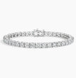 Bracelet | White Gold | Tennis | Round | 15 ct