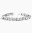 Bracelet | White Gold | Tennis | Round | 27 ct