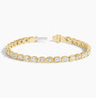 Bracelet | Yellow Gold | Bezel | Emerald | 3.33 ct