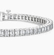 Emerald Tennis Lab Diamond Bracelet (9 ct. tw.) 18K Gold
