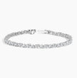 Pear & Round Lab Diamond Tennis Bracelet ( 2.6 ct. tw.) 18K Gold