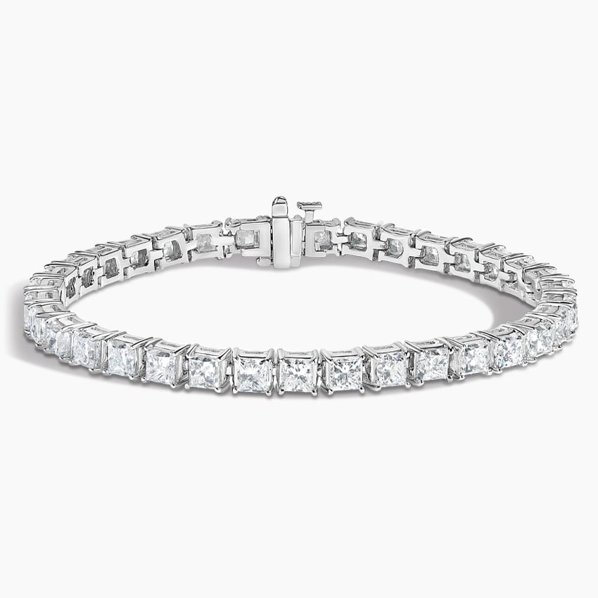 Bracelet | White Gold | Tennis | Princess | 18 ct