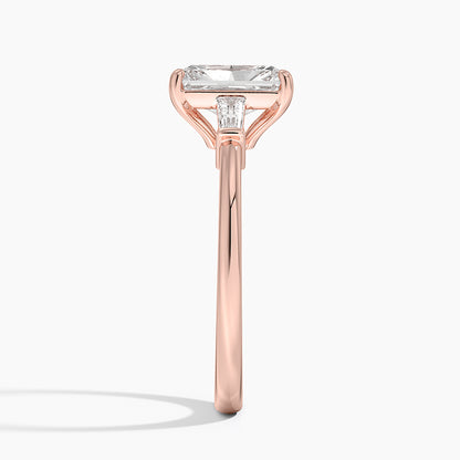 ecomposer-view with diamond shape-radiant,ecomposer-size-1.5-ct,ecomposer-metal type-rose-gold-18k