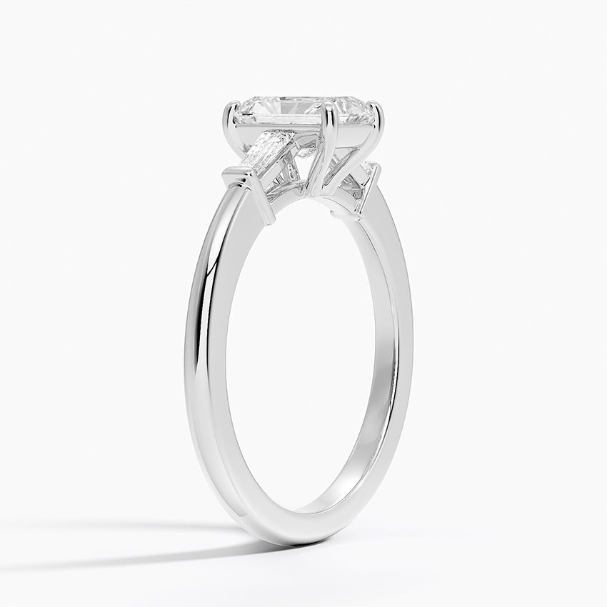 ecomposer-view with diamond shape-radiant,ecomposer-size-1-ct,ecomposer-metal type-white-gold-18k