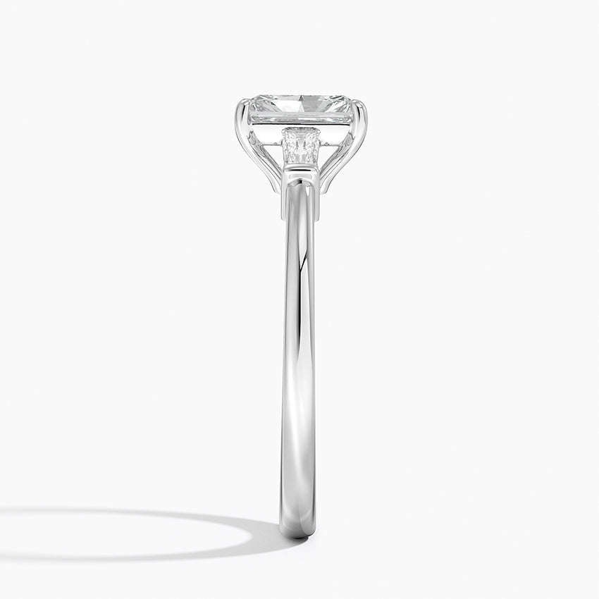 ecomposer-view with diamond shape-radiant,ecomposer-size-1-ct,ecomposer-metal type-white-gold-18k
