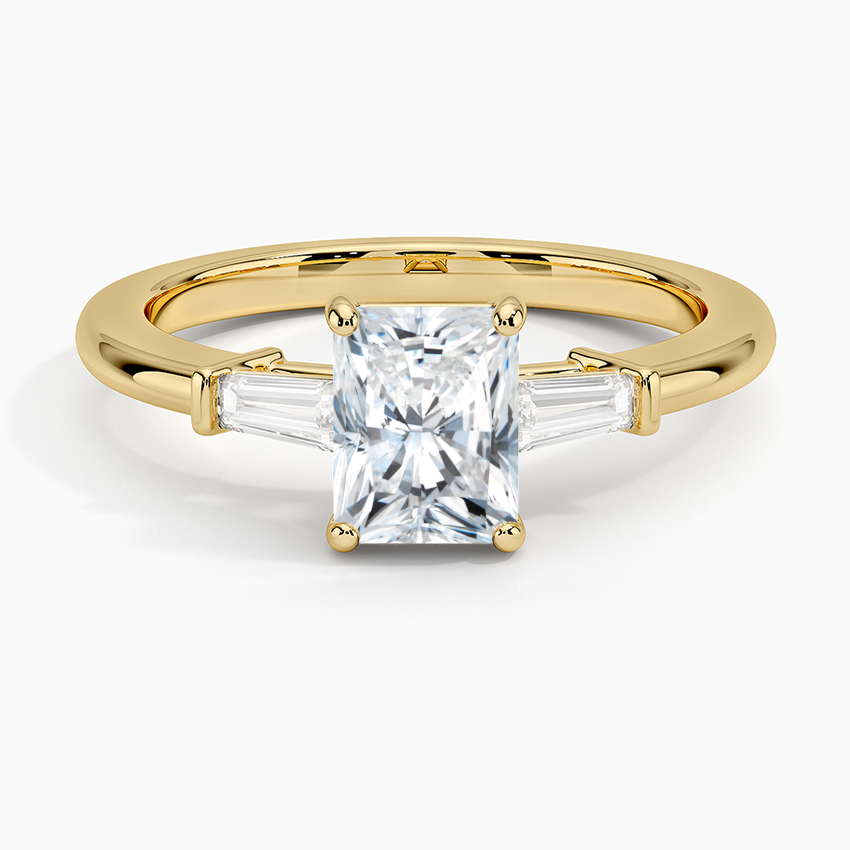ecomposer-view with diamond shape-radiant,ecomposer-size-1-ct,ecomposer-metal type-yellow-gold-18k