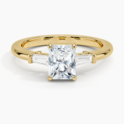 ecomposer-view with diamond shape-radiant,ecomposer-size-1-ct,ecomposer-metal type-yellow-gold-18k