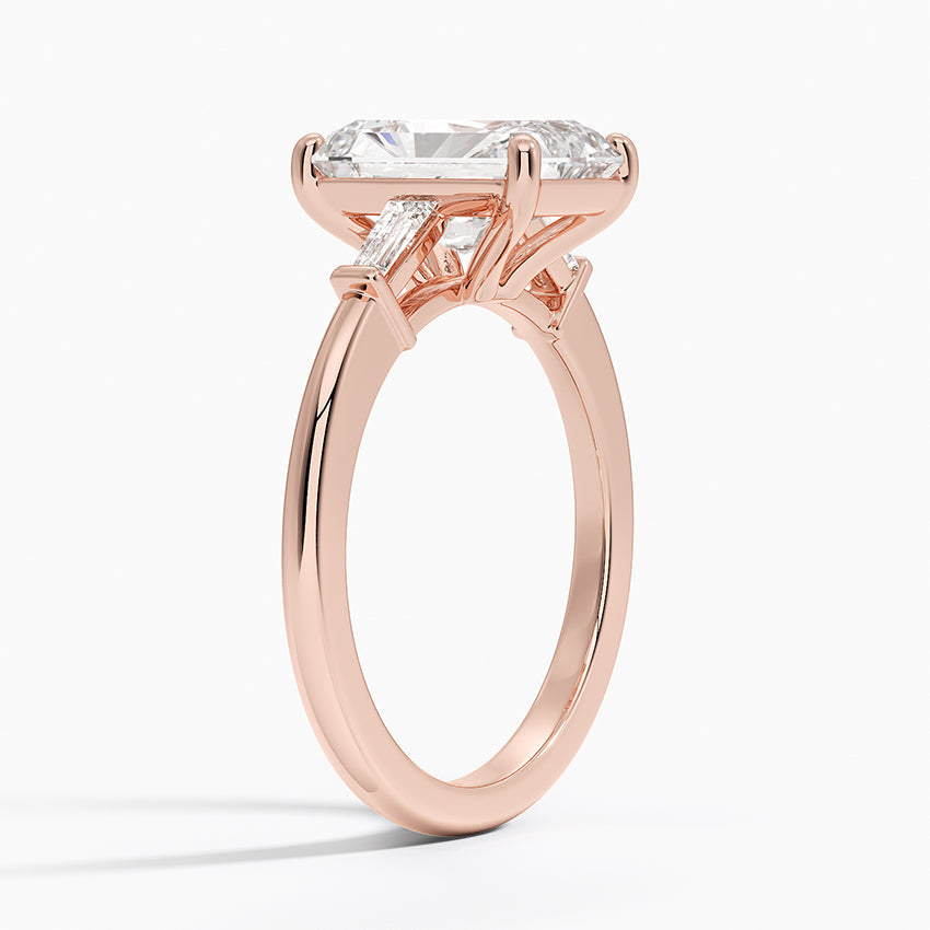 ecomposer-view with diamond shape-radiant,ecomposer-size-2.5-ct,ecomposer-metal type-rose-gold-18k
