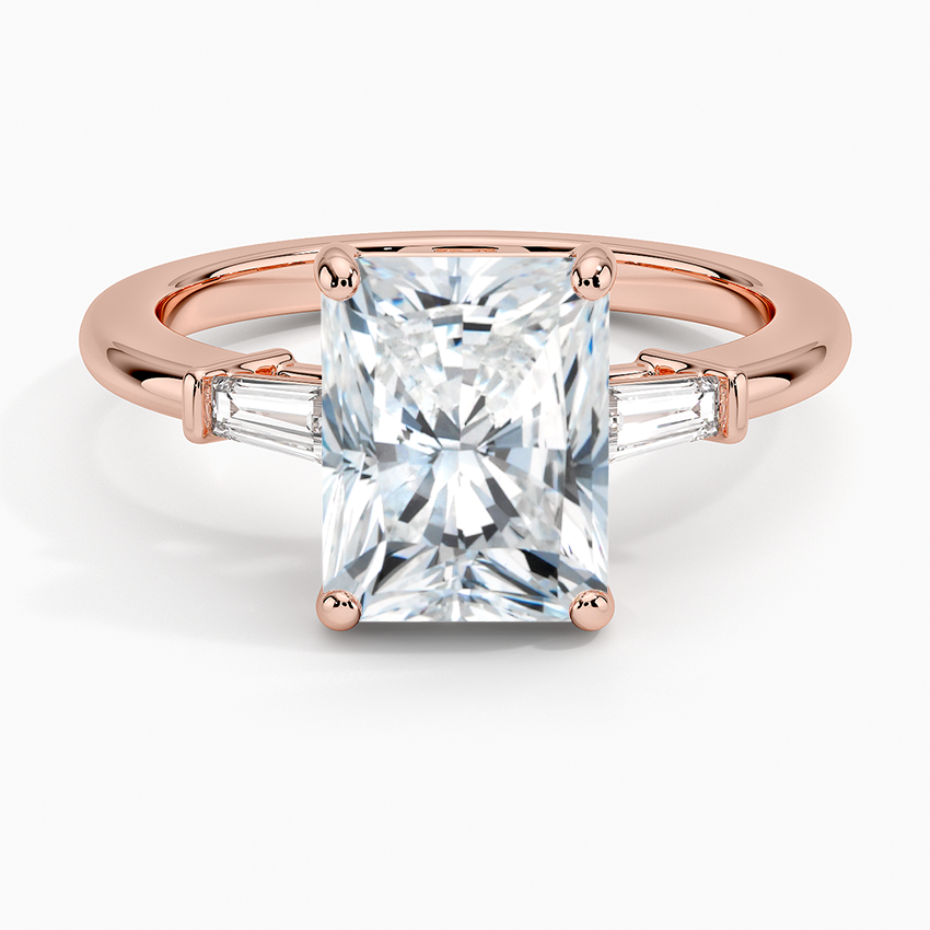 ecomposer-view with diamond shape-radiant,ecomposer-size-2-ct,ecomposer-metal type-rose-gold-18k