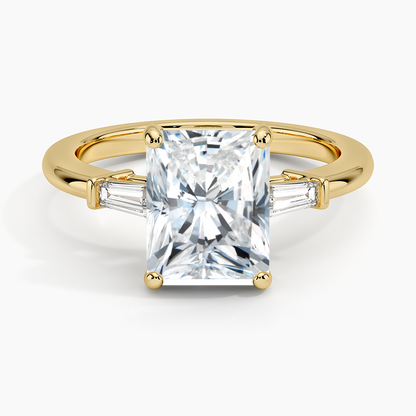 ecomposer-view with diamond shape-radiant,ecomposer-size-2-ct,ecomposer-metal type-yellow-gold-18k