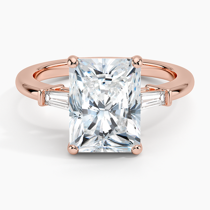 ecomposer-view with diamond shape-radiant,ecomposer-size-3-ct,ecomposer-metal type-rose-gold-18k