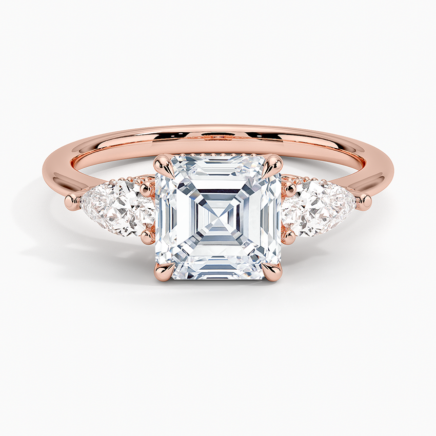 ecomposer-view with diamond shape-asscher,ecomposer-size-1.5-ct,ecomposer-metal type-rose-gold-18k