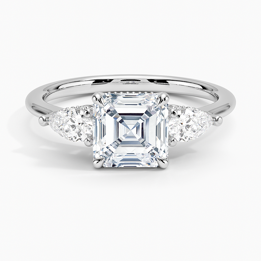 ecomposer-view with diamond shape-asscher,ecomposer-size-1.5-ct,ecomposer-metal type-white-gold-18k